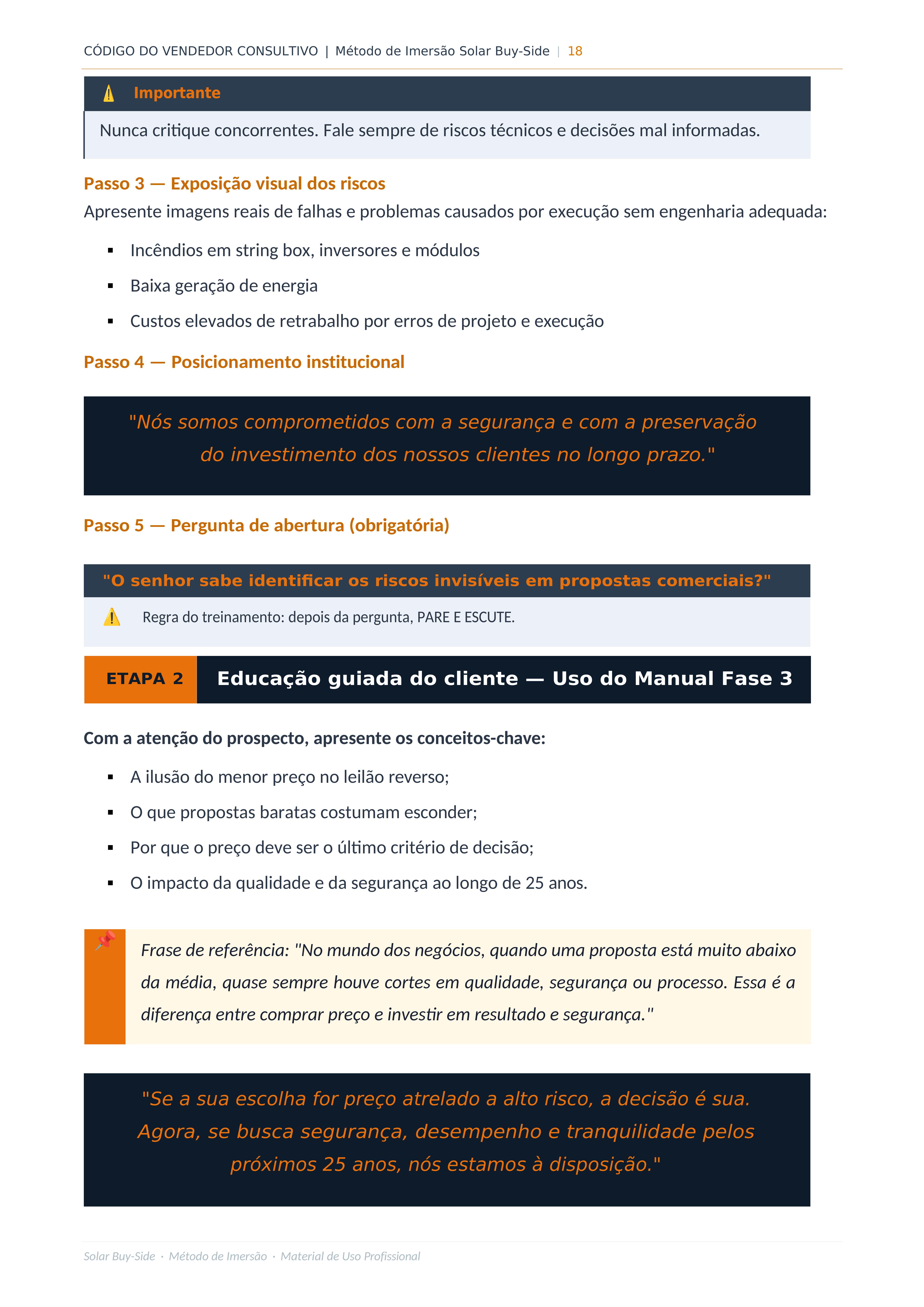 Os riscos invisíveis